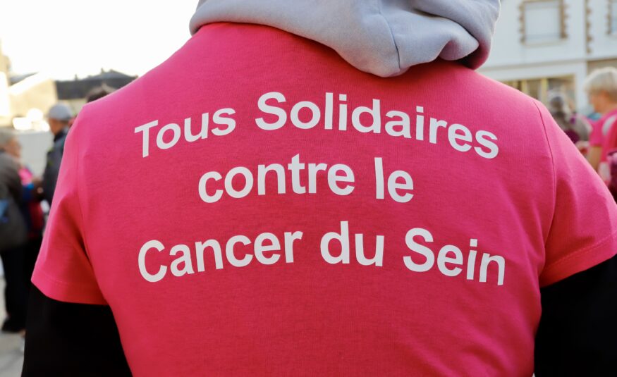 Marche contre le cancer du sein à Condé-sur-Vire